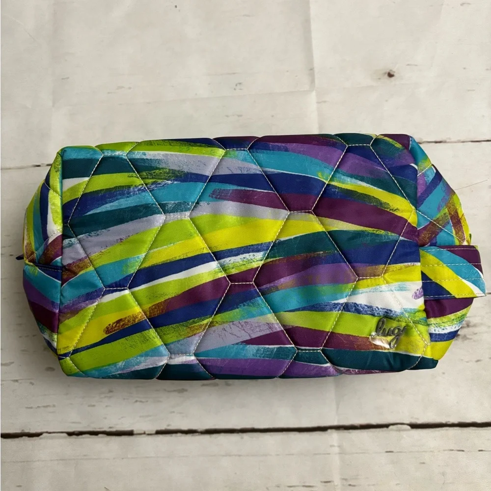 NWT Lug Bumper Cosmetic Case in Brushstrokes Multi - Picture 1 of 10